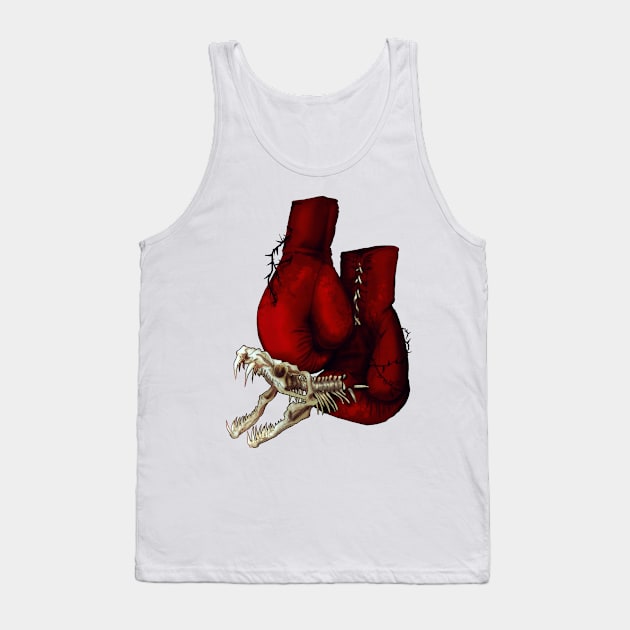 Red Gloves Tank Top by KrasnyZmeya